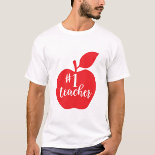 Camiseta Maestro número uno Apple
