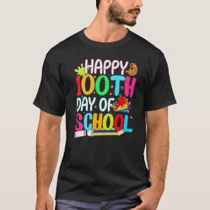 Camiseta Maestro o estudiante 100 días 100º día de escuela