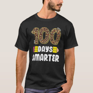Camiseta Maestro o estudiante 100 días más inteligente 100º