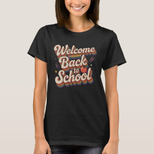 Camiseta Maestro Retro de Bienvenida al Colegio