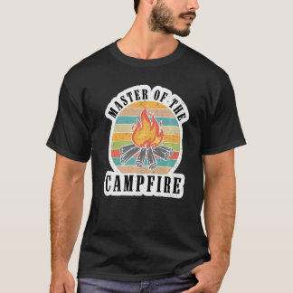 Camiseta Maestro retro del camping de fogones