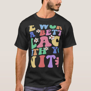 Camiseta Maestro Retro El Mundo Es Un Mejor Lugar Con Usted