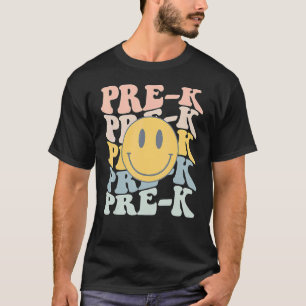 Camiseta Maestro Retro Pre K Estudiante Primer Día De Escue