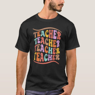 Camiseta Maestro retro profesora sonrisa Inspiradora Elemen