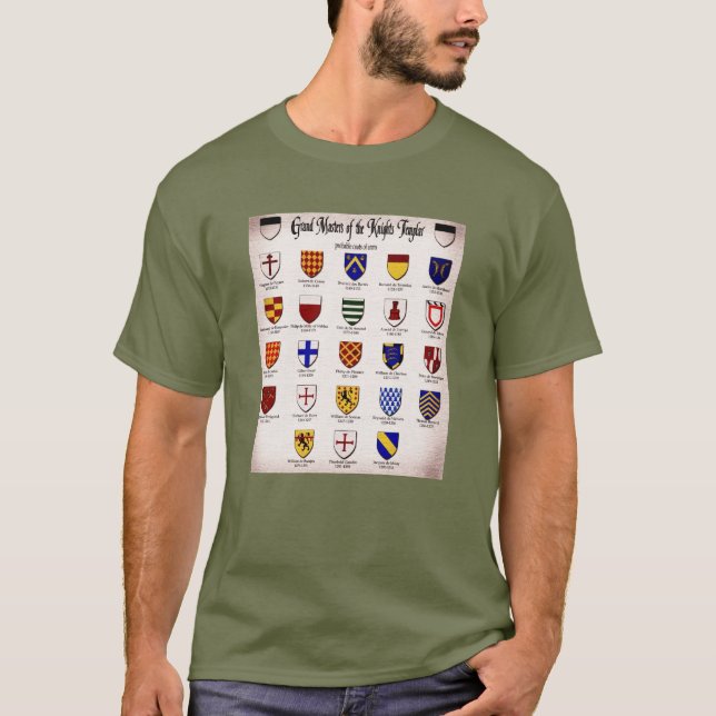 Camiseta Maestro templario Heraldry (Anverso)