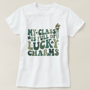 Camiseta Maestro y Profesor Día de San Patricio Mi Clase