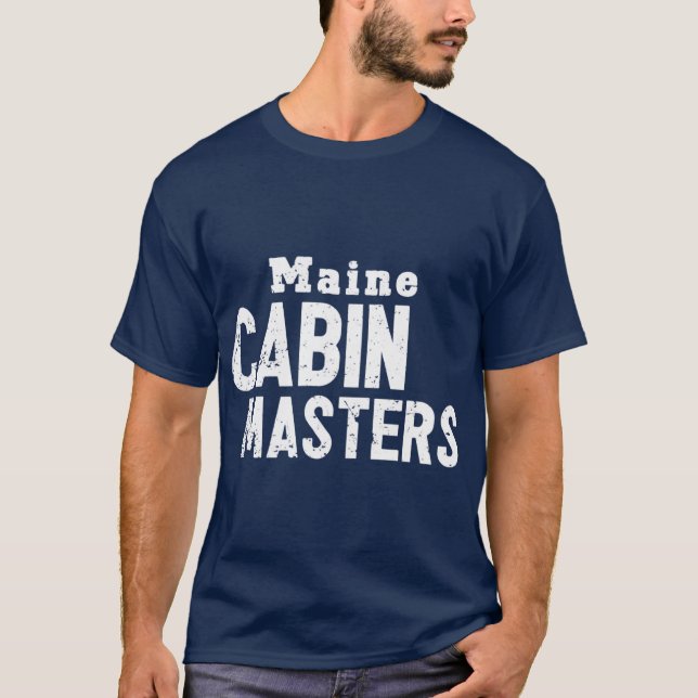 Camiseta Maestros de cabañas de Maine (Anverso)