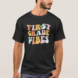 Camiseta Maestros de grado 1 Estudiantes Hippie Primer Grad