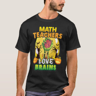Camiseta Maestros de grado matemático aman cerebros de cala