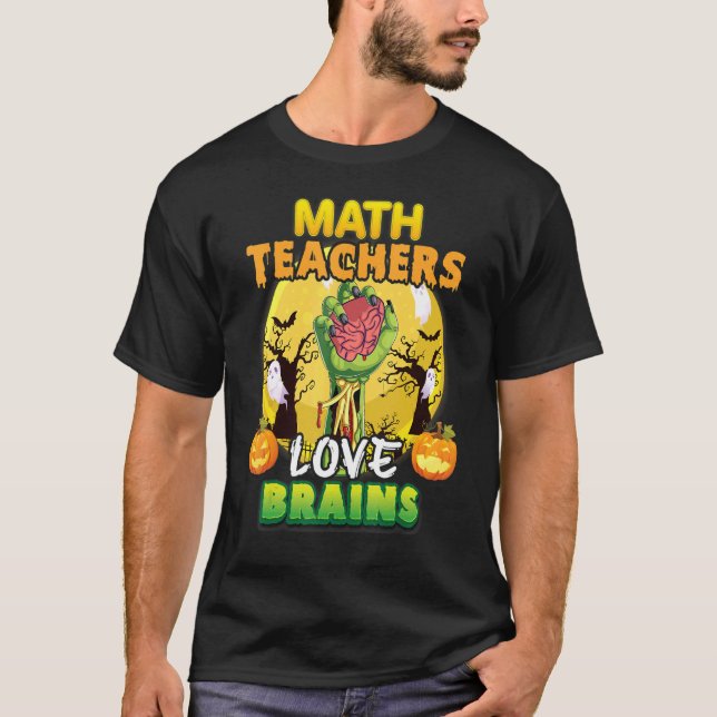 Camiseta Maestros de grado matemático aman cerebros de cala (Anverso)
