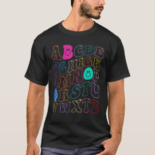 Camiseta Maestros de jardín de infancia ABC alfabeto vuelta