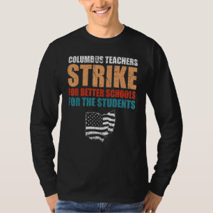 Camiseta Maestros de la escuela Groovy Columbus Ohio atacan