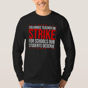 Camiseta Maestros de la escuela Groovy Columbus Ohio atacan
