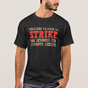 Camiseta Maestros de la escuela Groovy Columbus Ohio atacan