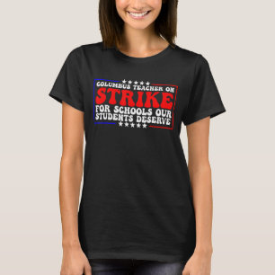 Camiseta Maestros de la escuela Groovy Columbus Ohio atacan