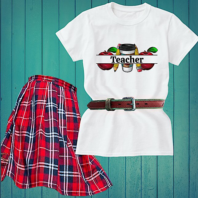 Camiseta Maestros de manzanas y lápices (Subido por el creador)