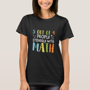 Camiseta Maestros de matemáticas luchan con matemáticas