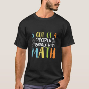 Camiseta Maestros de matemáticas luchan con matemáticas