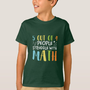 Camiseta Maestros de matemáticas luchan con matemáticas