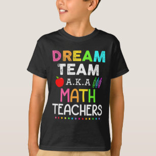 Camiseta Maestros de matemáticas sueñan con profesores de m
