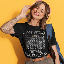 Camiseta Maestros de matemáticas tienen habilidades que se