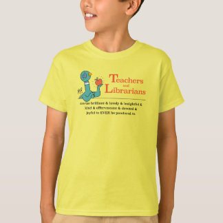 Camiseta Maestros de paloma y bibliotecarios niños amarillo