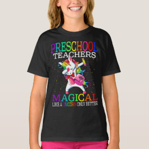 Camiseta Maestros de preescolar mágicos como unicornio