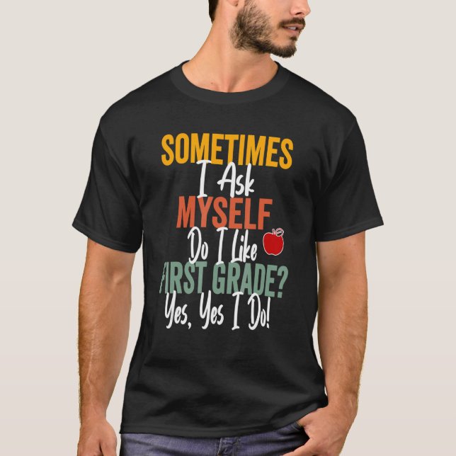 Camiseta Maestros de primer grado como la enseñanza de prim (Anverso)