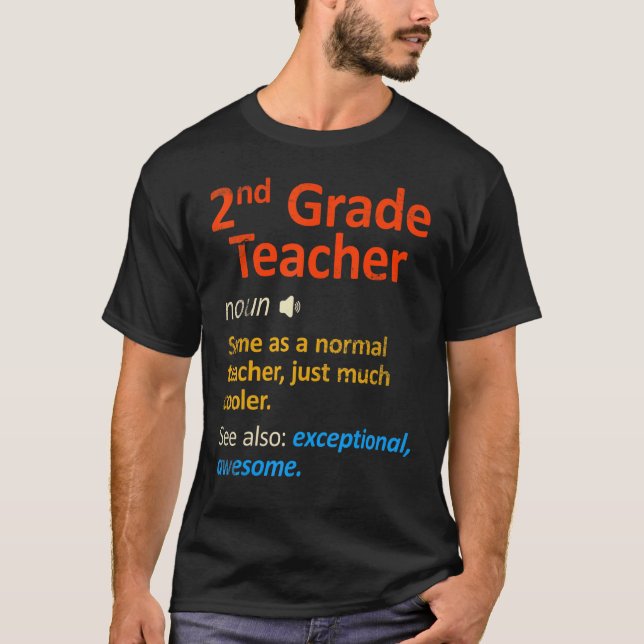 Camiseta Maestros de segundo grado de Tee (Anverso)