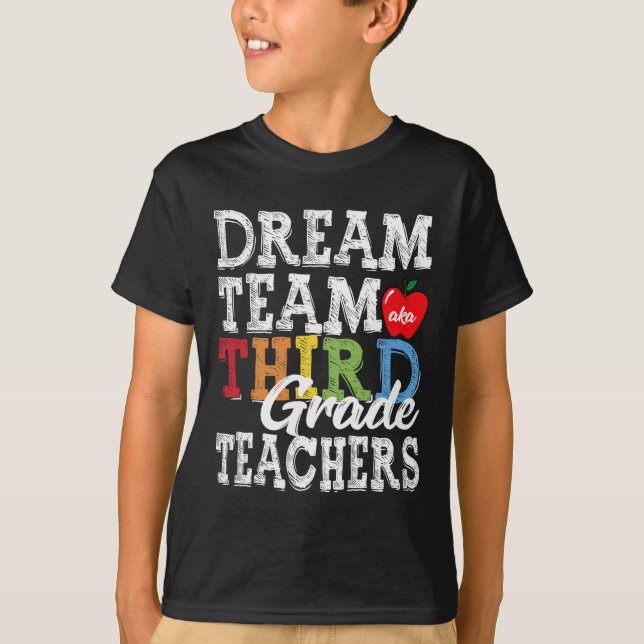 Camiseta Maestros de tercer grado Tee Dream Team (Anverso)