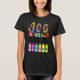 Camiseta Maestros del Día 100 de la Escuela Pre k Niños 100