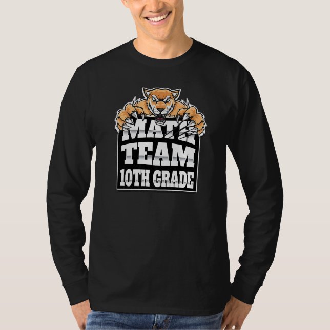 Camiseta Maestros del equipo de matemáticas estudiantes de  (Anverso)