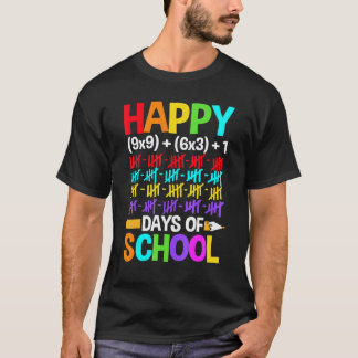 Camiseta Maestros Estudiantes Felices 100 Días de Escuela