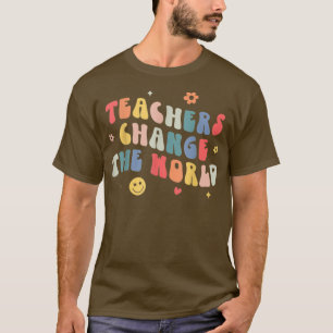 Camiseta Maestros Groovy Cambian A Tu Maestro Mundial De Nu