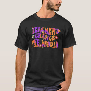 Camiseta Maestros Groovy Cambian A Tu Maestro Mundial De Nu