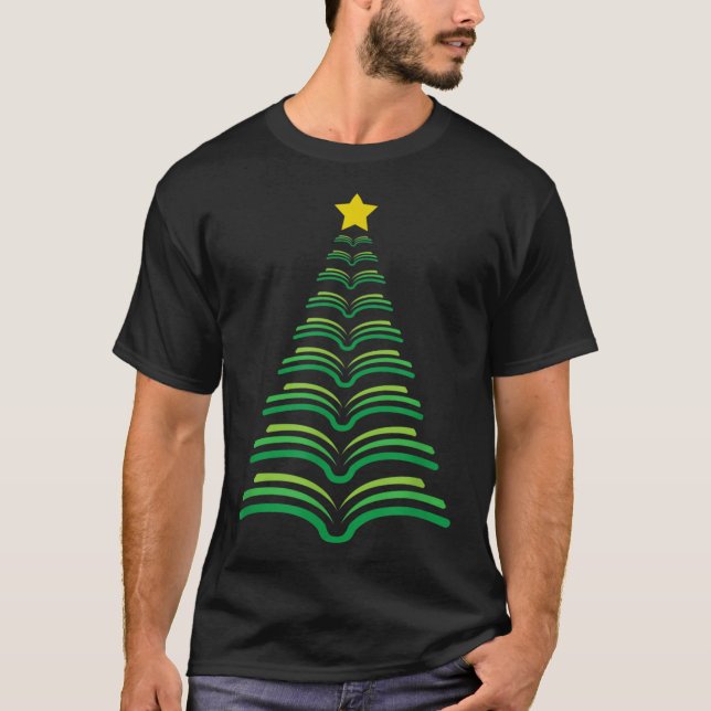 Camiseta Maestros Navidades bibliotecarios libros en presen (Anverso)