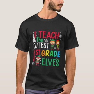 Camiseta Maestros Navidades Pajama I Enseñan A La Primera P