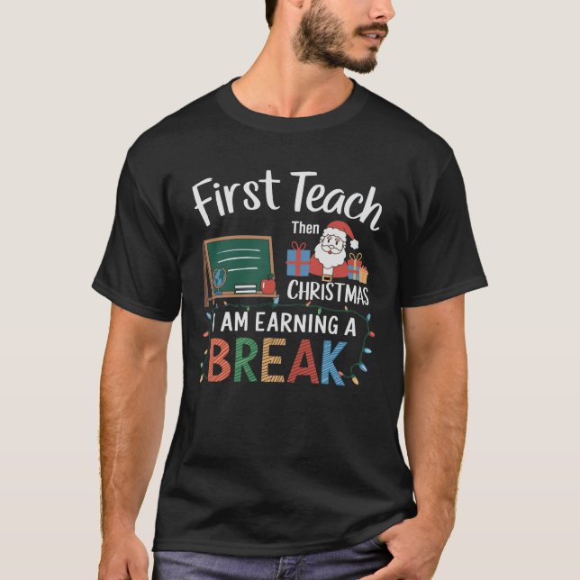 Camiseta Maestros Navidades rompen el acogedor sarcasmo de  (Anverso)