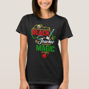 Camiseta Maestros negros profesores de magia hombres histor