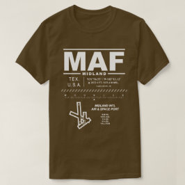 Camiseta MAF de Midland International Air & Space