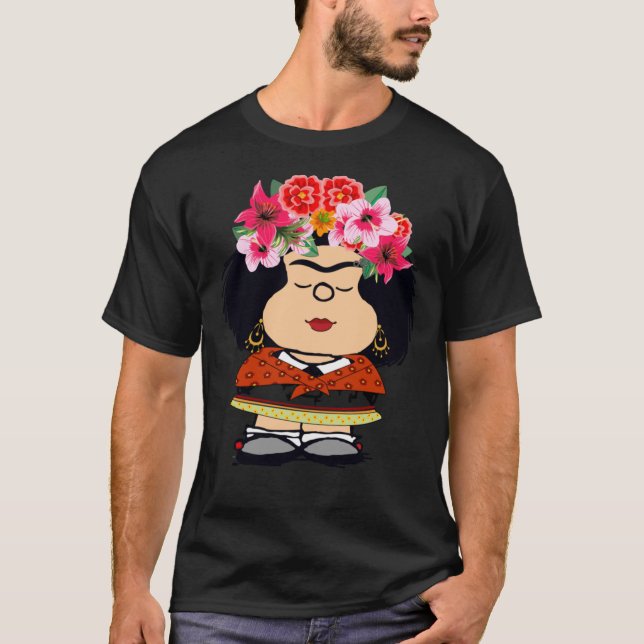 Camiseta Mafalda Kahlo Fanart Classic T-Shirt Essential T-S (Anverso)