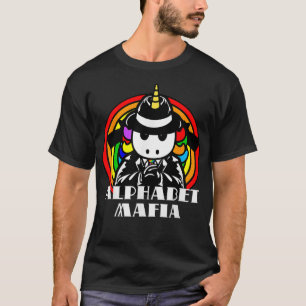 Camiseta Mafia Alphabet LGBTQ Unicorn 