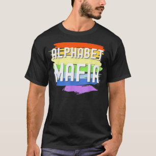Camiseta Mafia Alphabet Orgullo LGBTQ Suena Gay Por