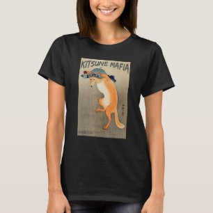 Camiseta Mafia de Kitsune, Espíritu Fox de Nueve Cola, Ukiy