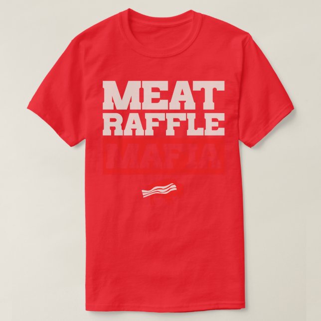 Camiseta Mafia de la Rifa de Carne Búfalo NY Rifa de Carne  (Diseño del anverso)