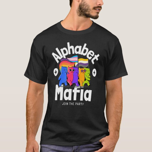 Camiseta Mafia de los Alpes Orgullo Lgbtq Suena Gay (Anverso)