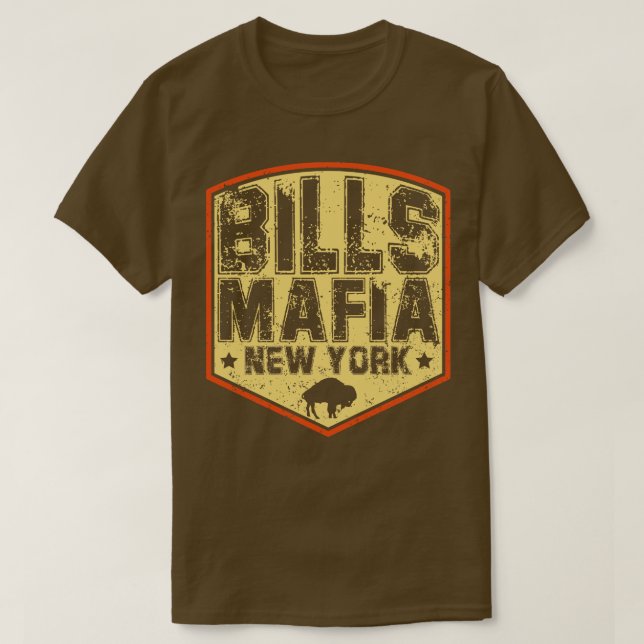 Camiseta Mafia de los proyectos de ley con problemas retro (Diseño del anverso)