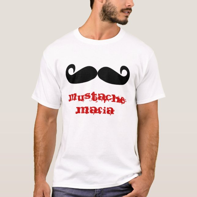 Camiseta Mafia del bigote (Anverso)