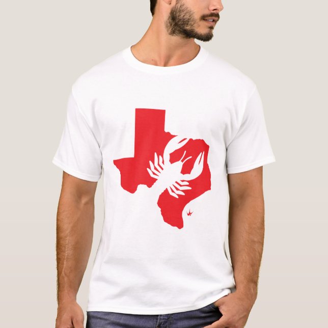 Camiseta Mafia del Crawfish - Houston Texas Cajun Food Love (Anverso)