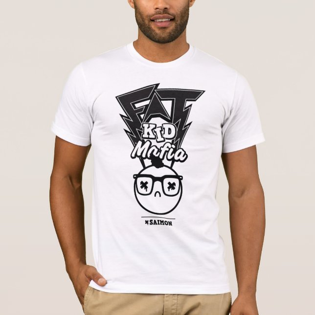 Camiseta Mafia gorda del niño - la cabeza del equipo (Anverso)